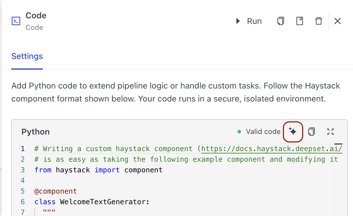 Code Component AI Assistant
