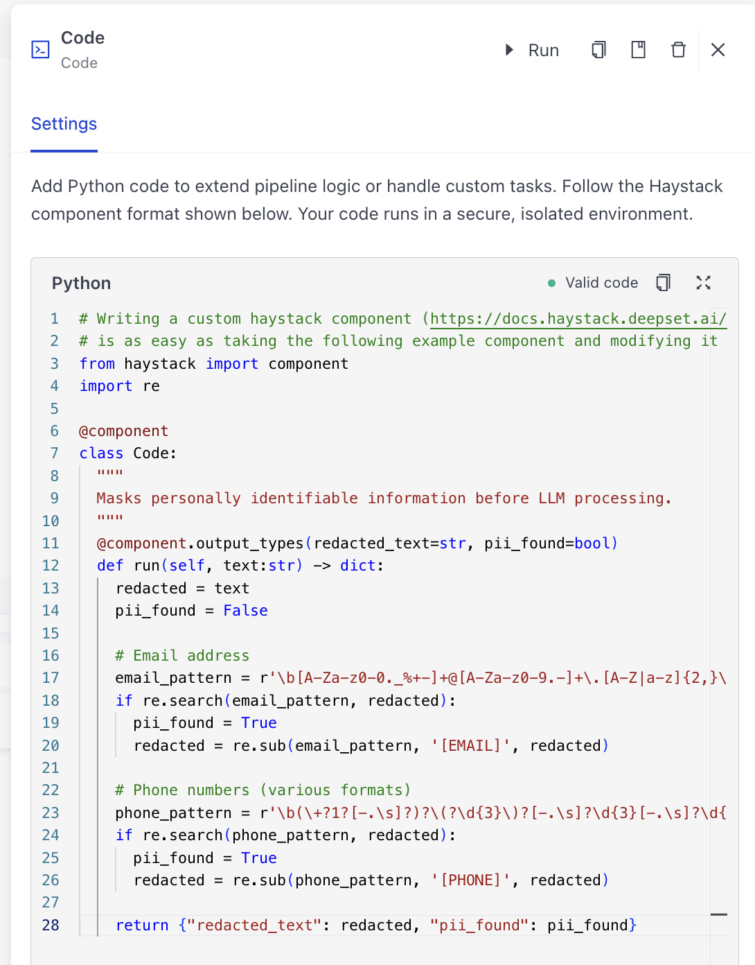 Code Component in Builder