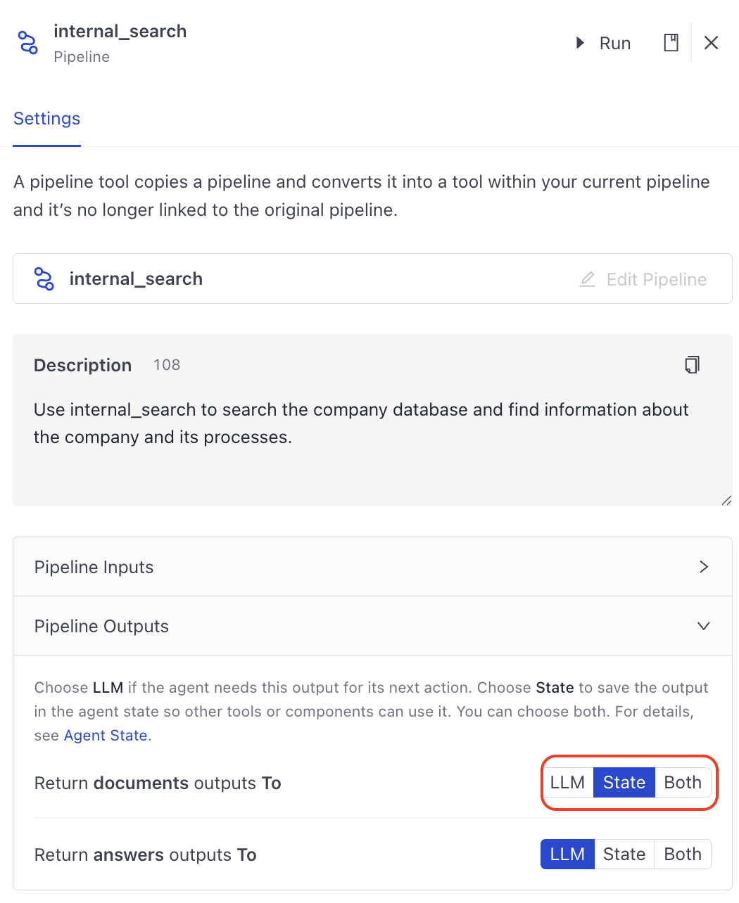 Sending tool outputs to the agent's state
