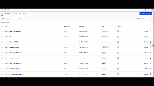 A moving image showing the basic functionality of the Studio feature